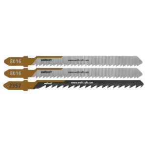 Wolfcraft Ubodne Pilice Za Podne Obloge Za TERASU BiM / HCS Fini Ravni i Zakrivljeni Rez / 3 kom – 2357000
