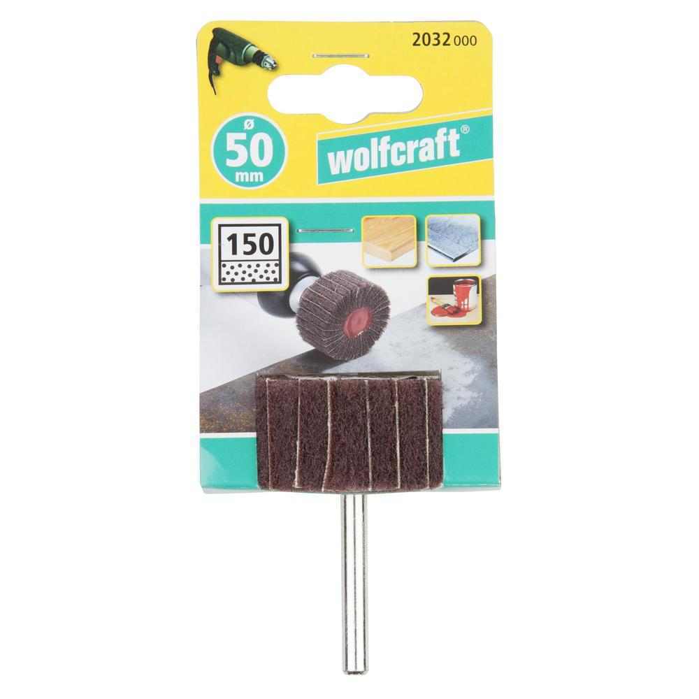 Wolfcraft Mop Lamelni Filcani fi 50 x 25 mm / GR 150 Prihvat 6 mm – 2032000 - Slika 3