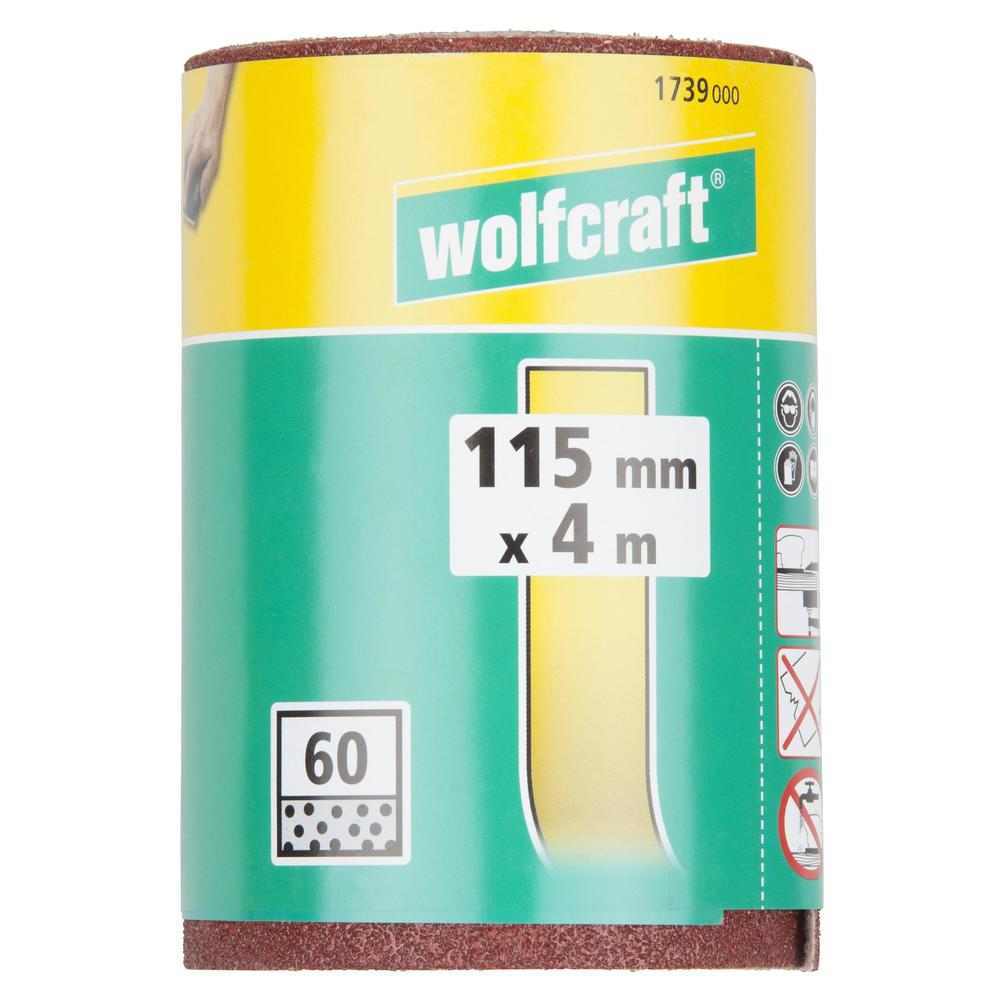 Wolfcraft Papir Brusni Velur Rolna 4 m x 115 mm GR. 60 Drvo / Metal – 1739000 - Slika 7