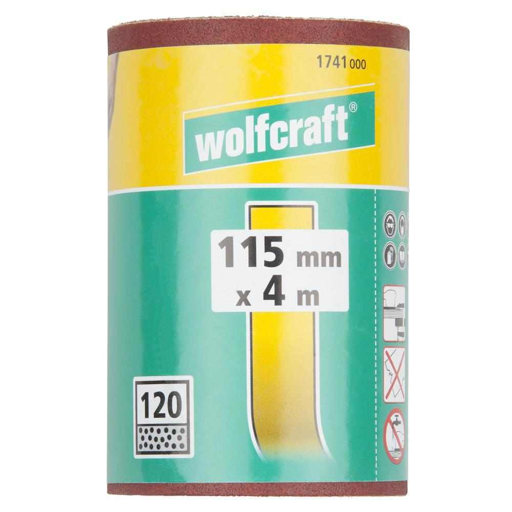 Wolfcraft Papir Brusni Velur Rolna 4 m x 115 mm GR. 120 Drvo / Metal – 1741000 - Slika 7