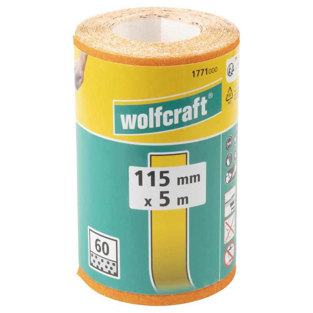 Wolfcraft Papir Brusni Rolna 5 m x 115 mm GR. 60 Drvo / Metal – 1771000 - Slika 7