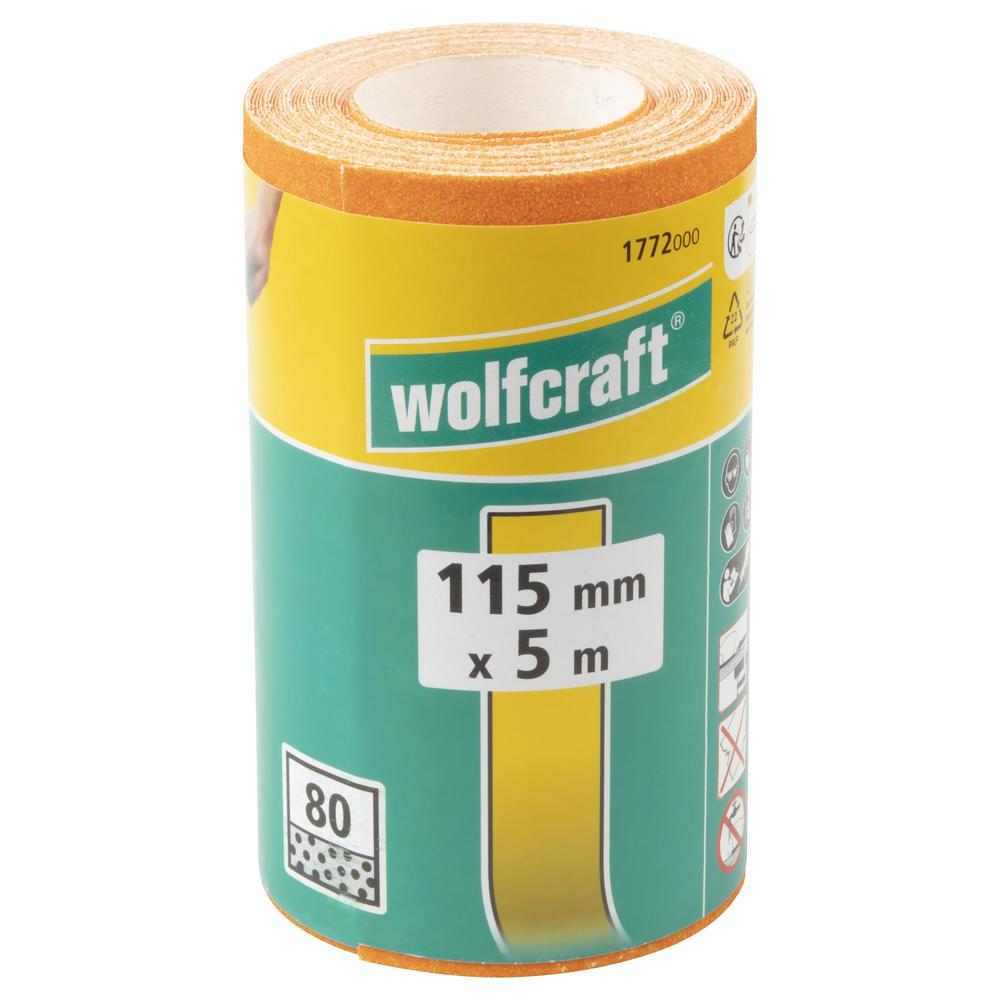 Wolfcraft Papir Brusni Rolna 5 m x 115 mm GR. 80 Drvo / Metal – 1772000 - Slika 7