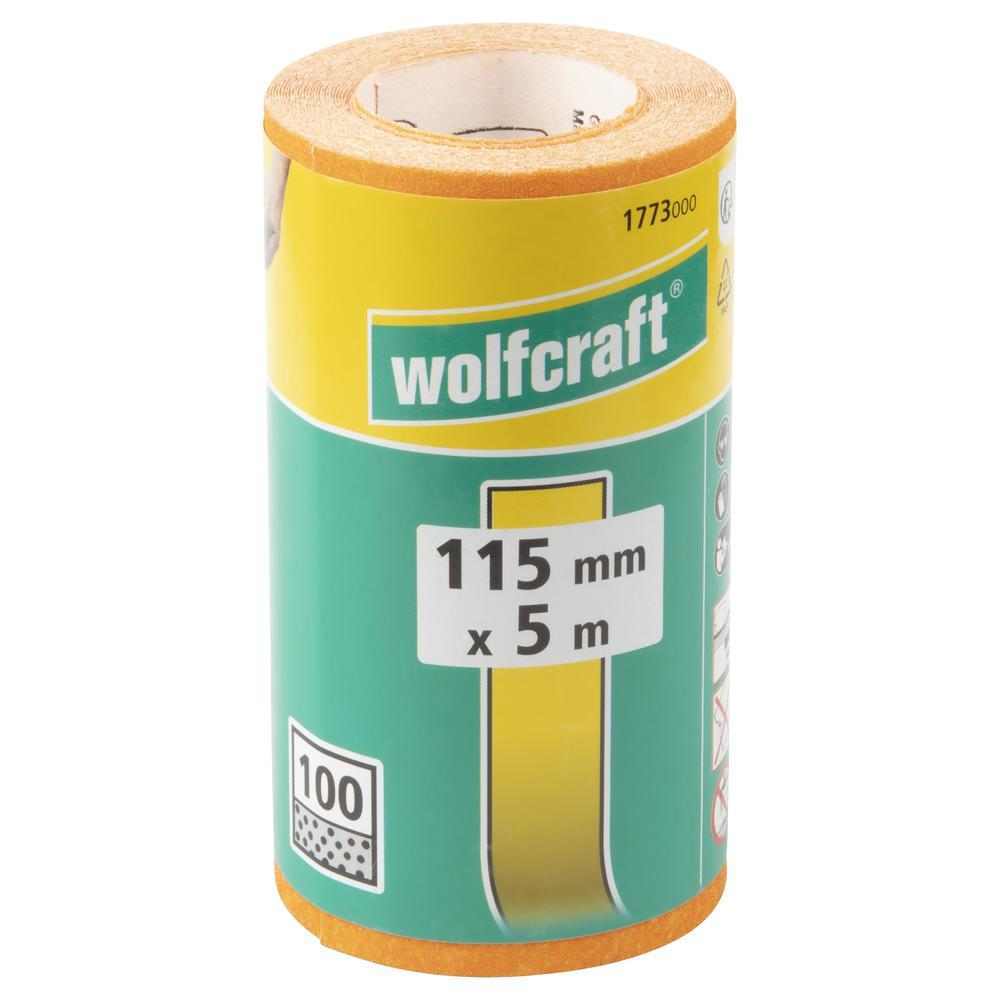 Wolfcraft Papir Brusni Rolna 5 m x 115 mm GR. 100 Drvo / Metal – 1773000 - Slika 7