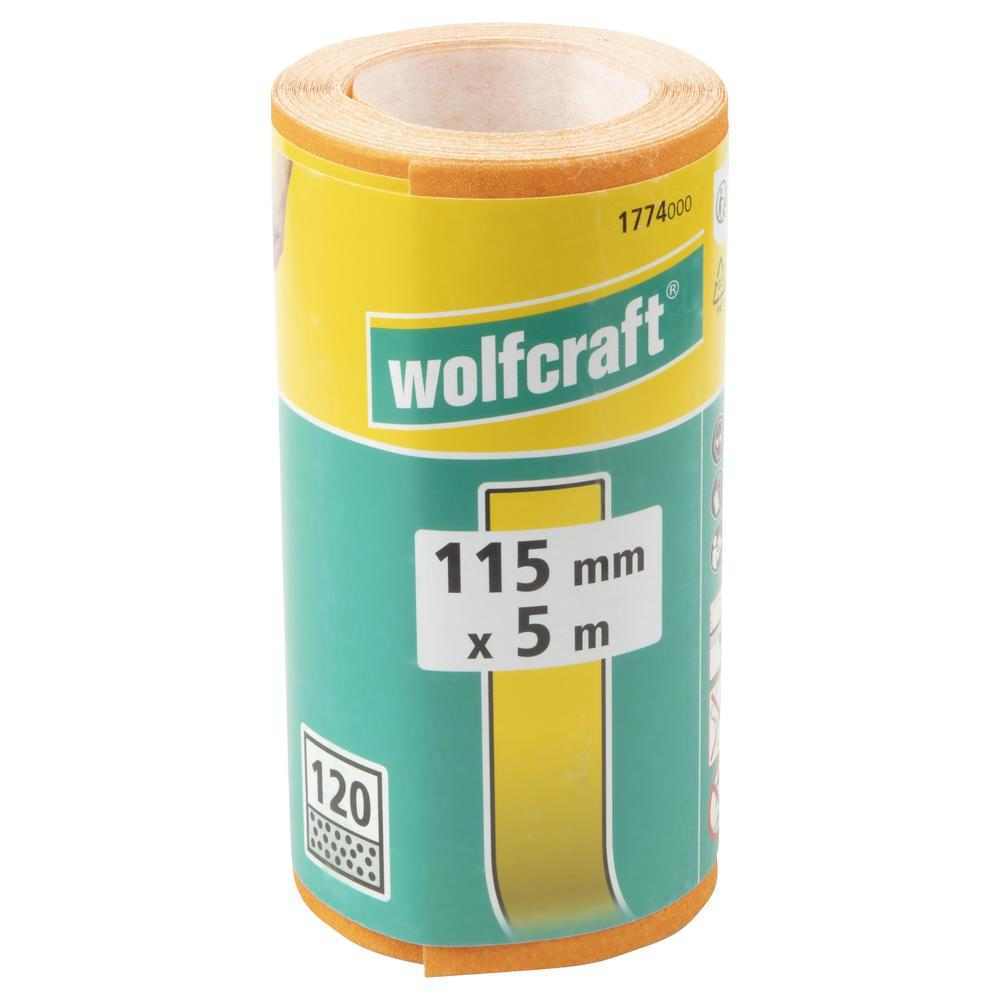 Wolfcraft Papir Brusni Rolna 5 m x 115 mm GR. 120 Drvo / Metal – 1774000 - Slika 7