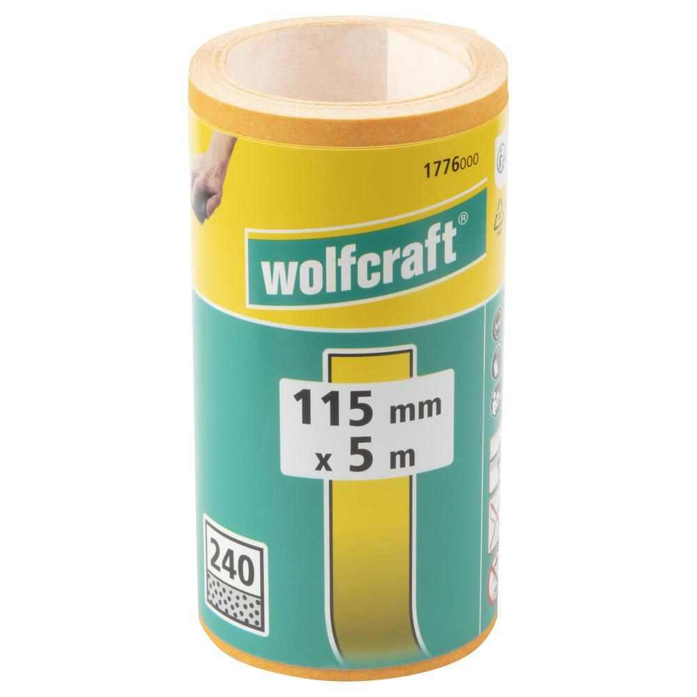 Wolfcraft Papir Brusni Rolna 5 m x 115 mm GR. 240 Drvo / Metal – 1776000 - Slika 7