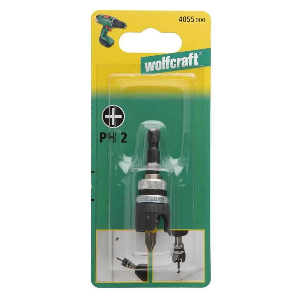 Wolfcraft Držač Bit Nastavaka S Podešavanjem Dubine 65 mm – 4055000 - Slika 6