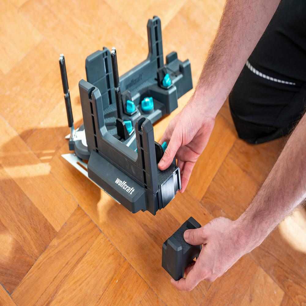 Wolfcraft Šablon Podesivi Za Kutno Rezanje 120 mm / 85 – 275* – 6956000 - Slika 10