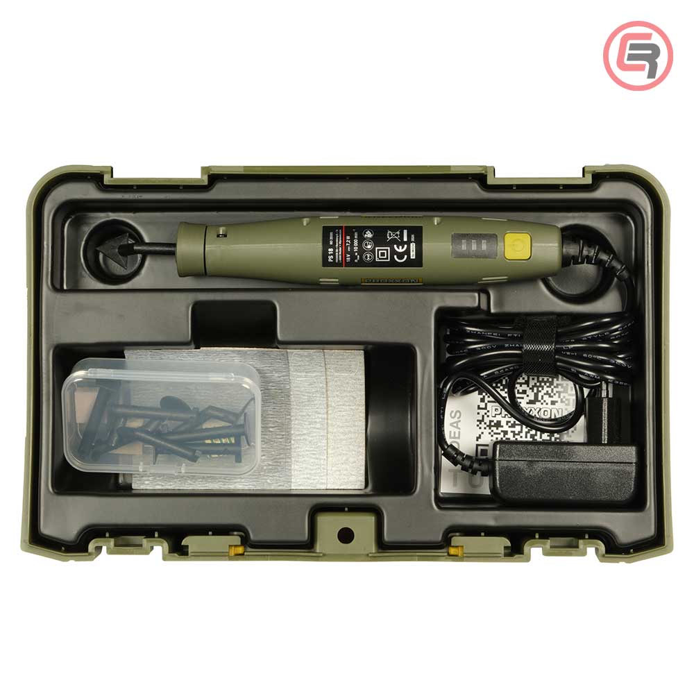 Proxxon Brusilica Ravna Modelarska PS 18 U Setu Sa Priborom 230V – 28638 - Slika 3