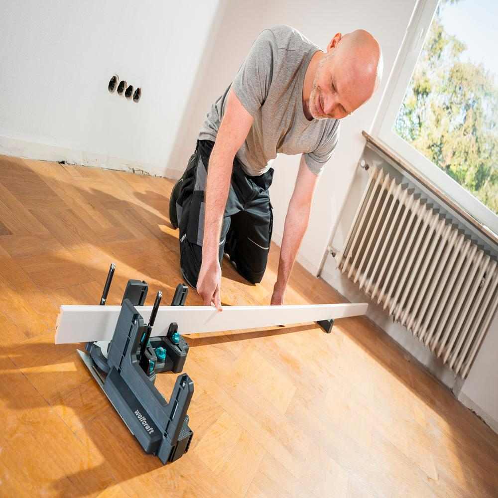 Wolfcraft Šablon Podesivi Za Kutno Rezanje 120 mm / 85 – 275* – 6956000 - Slika 9