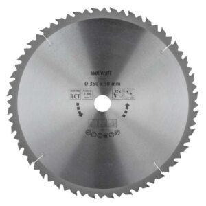Wolfcraft List Kružne Pile 350 x 3,2 x 30 mm / Z=32 TCT (brzi, grubi rezovi) Za Stolne Kružne Pile – 6593000