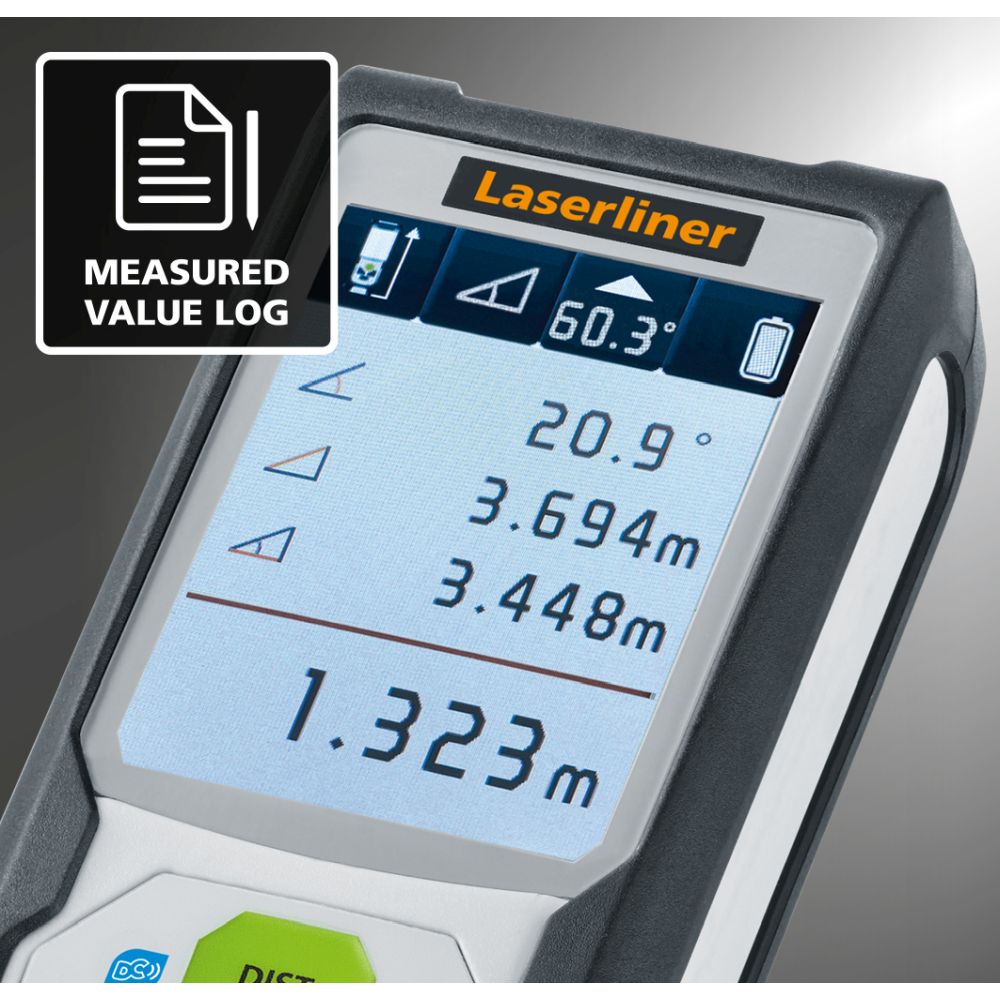 Laserliner Laserski Metar Daljinomjer LaserRange-Master Gi7 Pro / 0,05 – 70 m – 080.847A - Slika 7