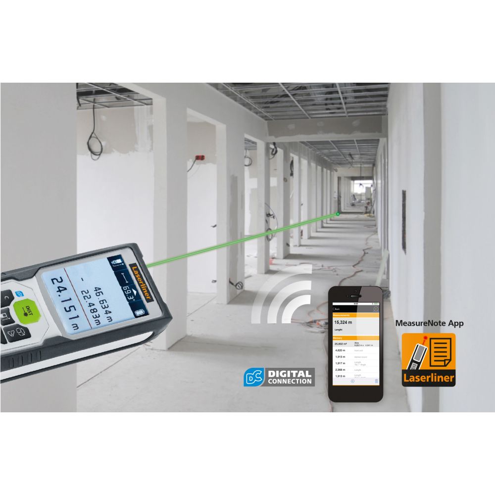 Laserliner Laserski Metar Daljinomjer LaserRange-Master Gi7 Pro / 0,05 – 70 m – 080.847A - Slika 15