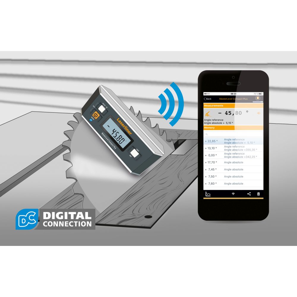 Laserliner Libela Digitalna 360° MasterLevel Compact Plus – 081.265A - Slika 9
