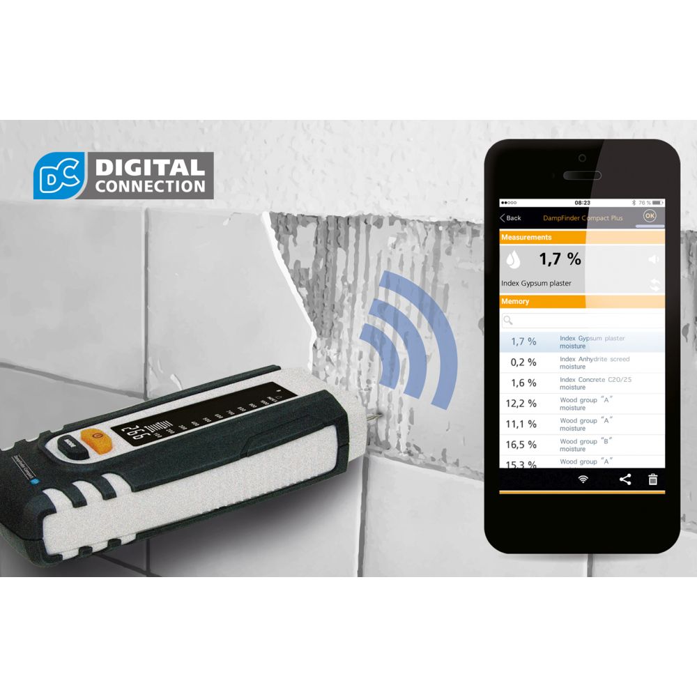 Laserliner Mjerač Vlage DampFinder Compact Plus – 082.016A - Slika 7
