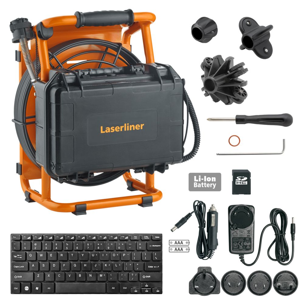 Laserliner Kamera Za Inspekciju Cijevi DrainInspector HD30 / 23 mm / 30 m – 084.230A - Slika 9