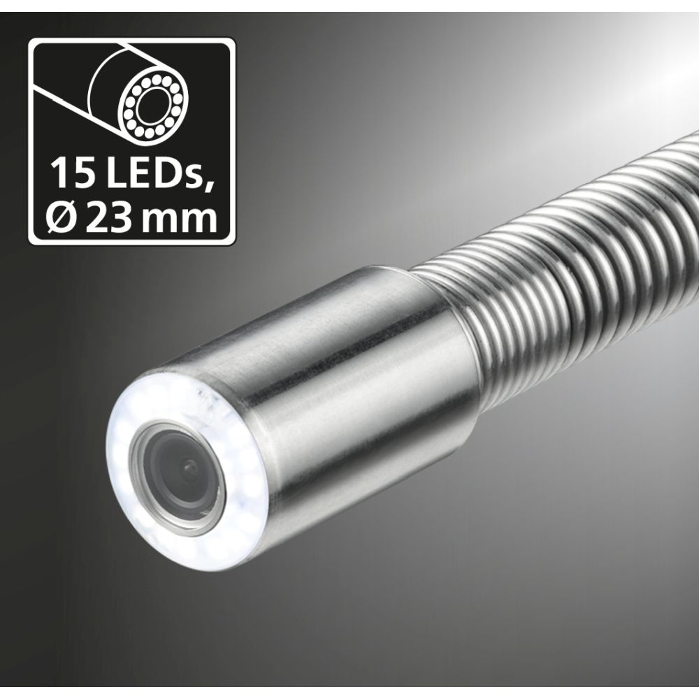 Laserliner Kamera Za Inspekciju Cijevi DrainInspector HD30 / 23 mm / 30 m – 084.230A - Slika 2