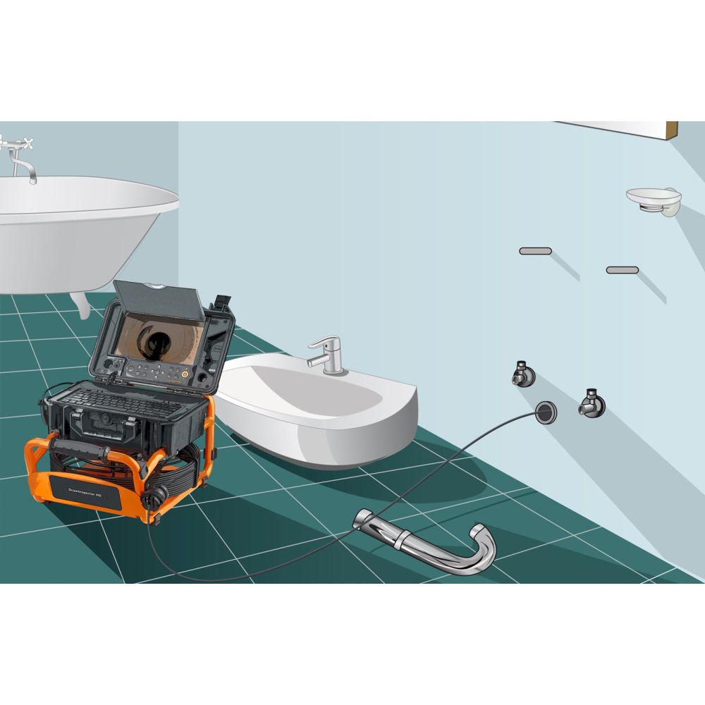 Laserliner Kamera Za Inspekciju Cijevi DrainInspector HD30 / 23 mm / 30 m – 084.230A - Slika 10