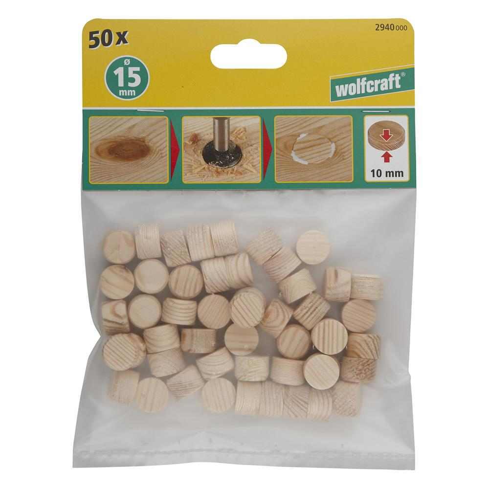 Wolfcraft Uložak Drveni Konusni fi 15 mm / 50 kom - 2940000 - Slika 7