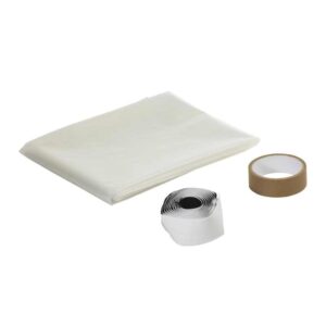 Wolfcraft Barijera Protiv Prašine / Vrata Od Folije S Patentnim Zatvaračem + Traka 2,25 x 1,25 m – 4005000