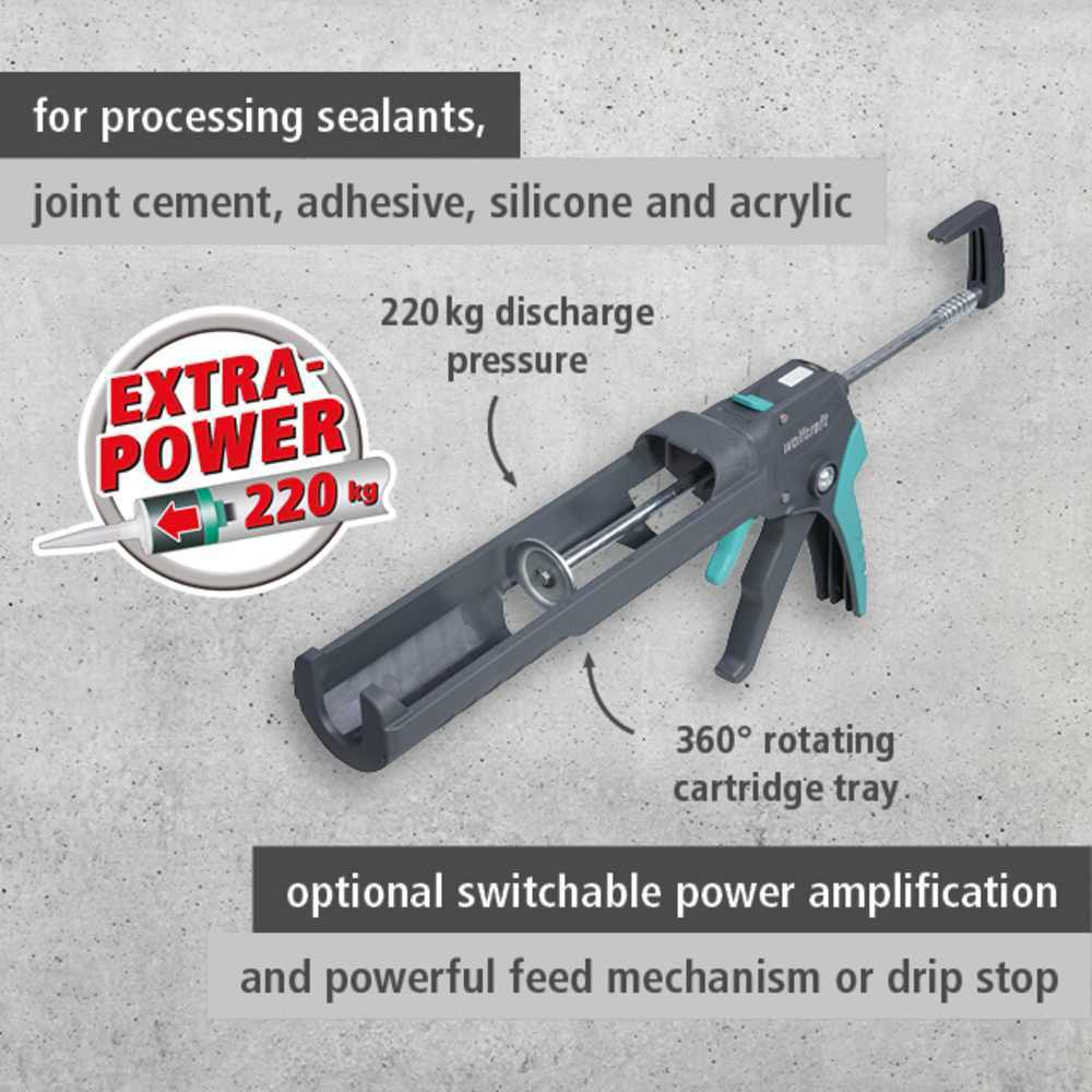 Wolfcraft Pištolj Za Silikon MG 550 / 310 ml – 4358000 - Slika 13