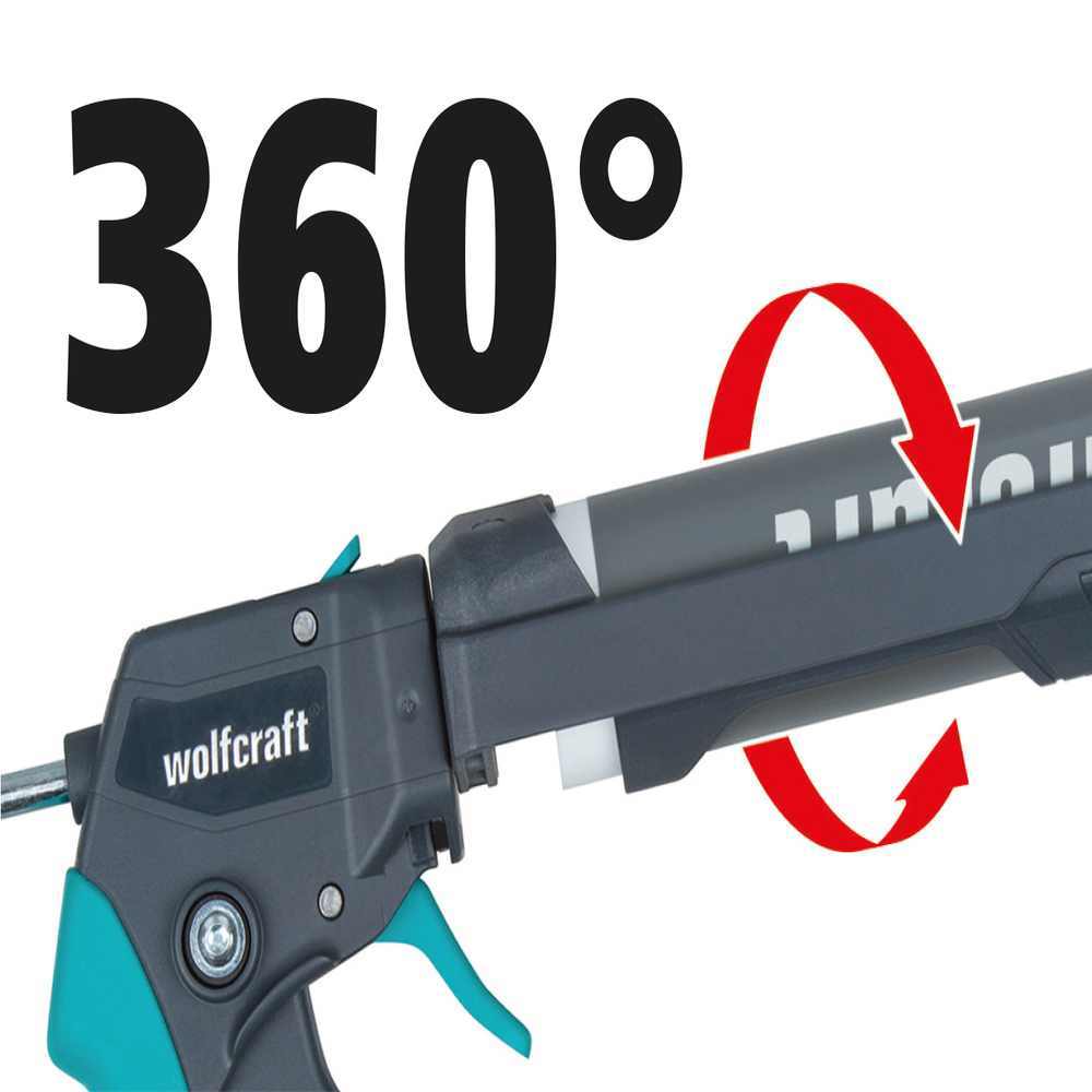 Wolfcraft Pištolj Za Silikon MG 550 / 310 ml – 4358000 - Slika 11