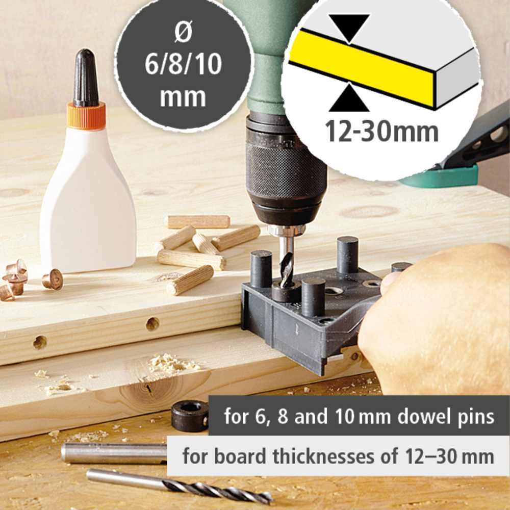Wolfcraft Univerzalni Set Za Tiplovanje 6, 8, 10 mm / 79 dijelni - 4645000 - Slika 5