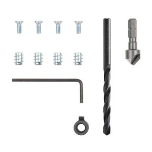 Wolfcraft Set Za Popravak Šarki Vrata Namještaja - Strana Ormarića / 11 dijelni - 4657000