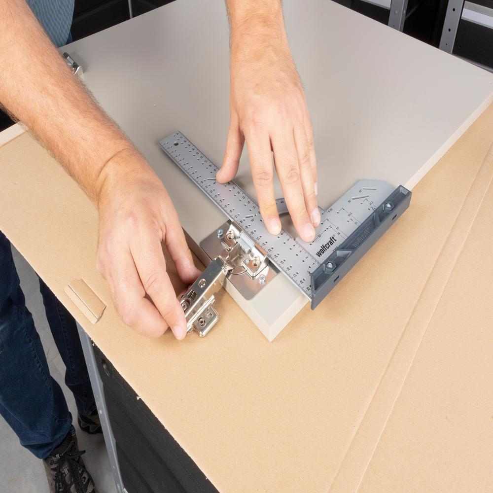 Wolfcraft Set Za Popravak Šarki Vrata Namještaja - Strana Vrata / 17 dijelni - 4658000 - Slika 5