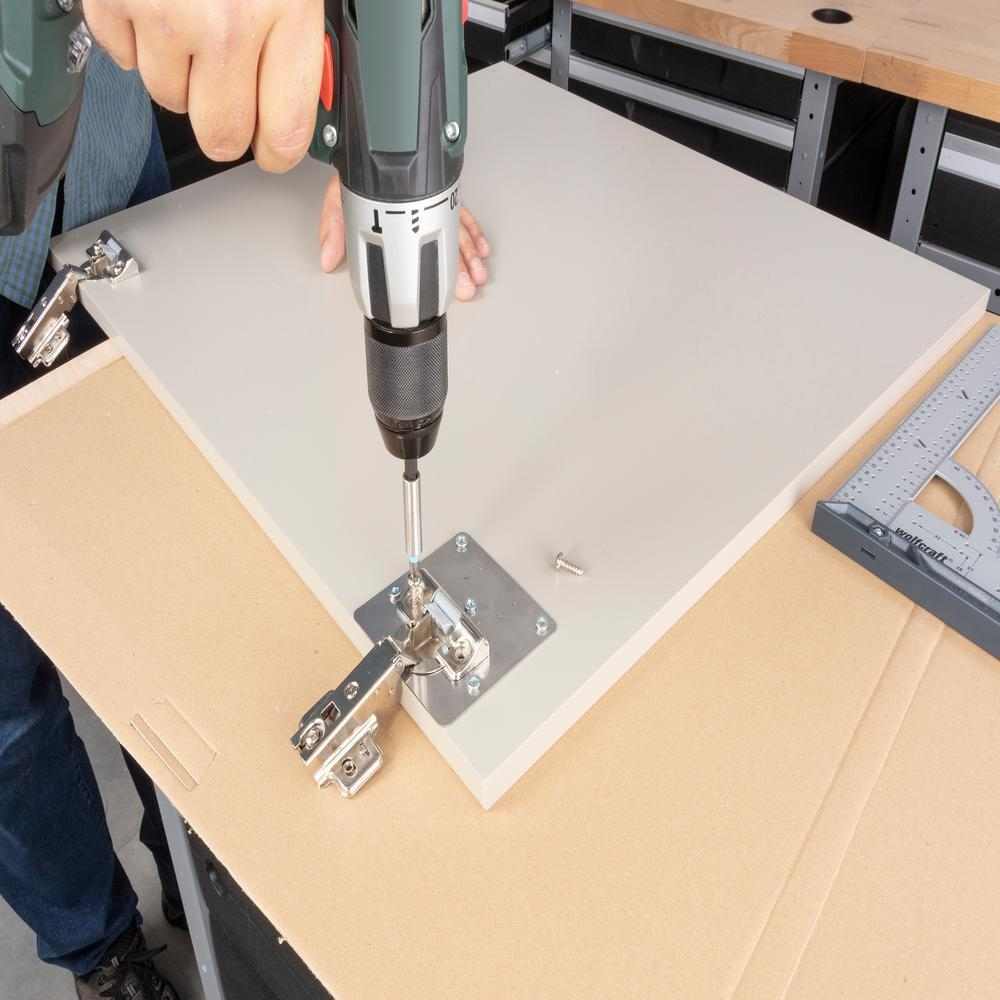 Wolfcraft Set Za Popravak Šarki Vrata Namještaja - Strana Vrata / 17 dijelni - 4658000 - Slika 11