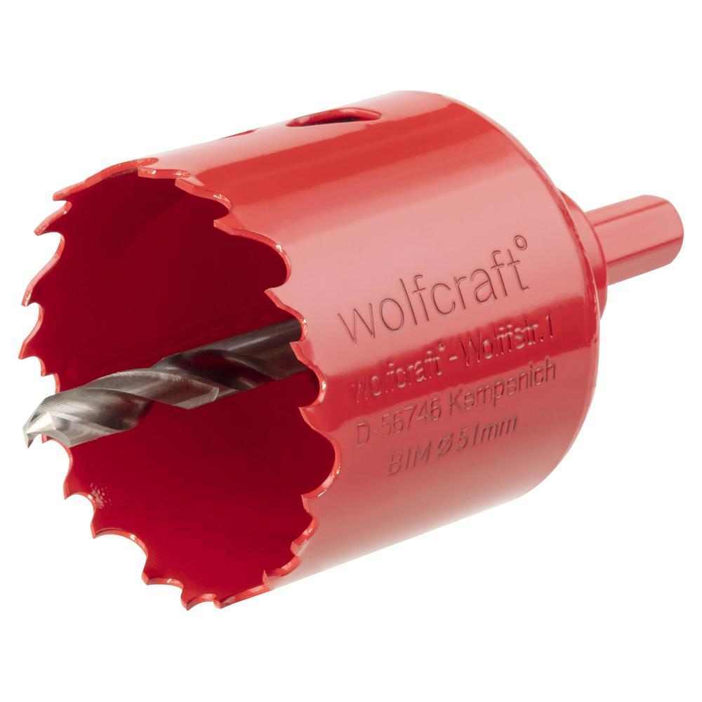 Wolfcraft Kruna HSS Bi-Metal fi 51 mm / 6-Kutni Prihvat 9,5 mm – 5471000