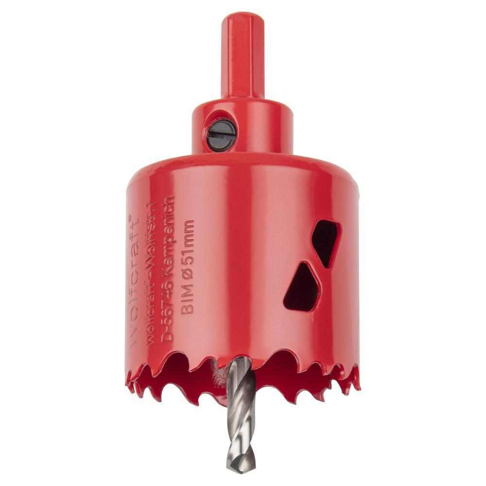 Wolfcraft Kruna HSS Bi-Metal fi 51 mm / 6-Kutni Prihvat 9,5 mm – 5471000 - Slika 2