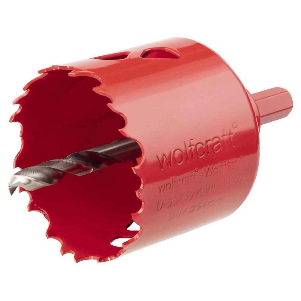 Wolfcraft Kruna HSS Bi-Metal fi 54 mm / 6-Kutni Prihvat 9,5 mm – 5472000