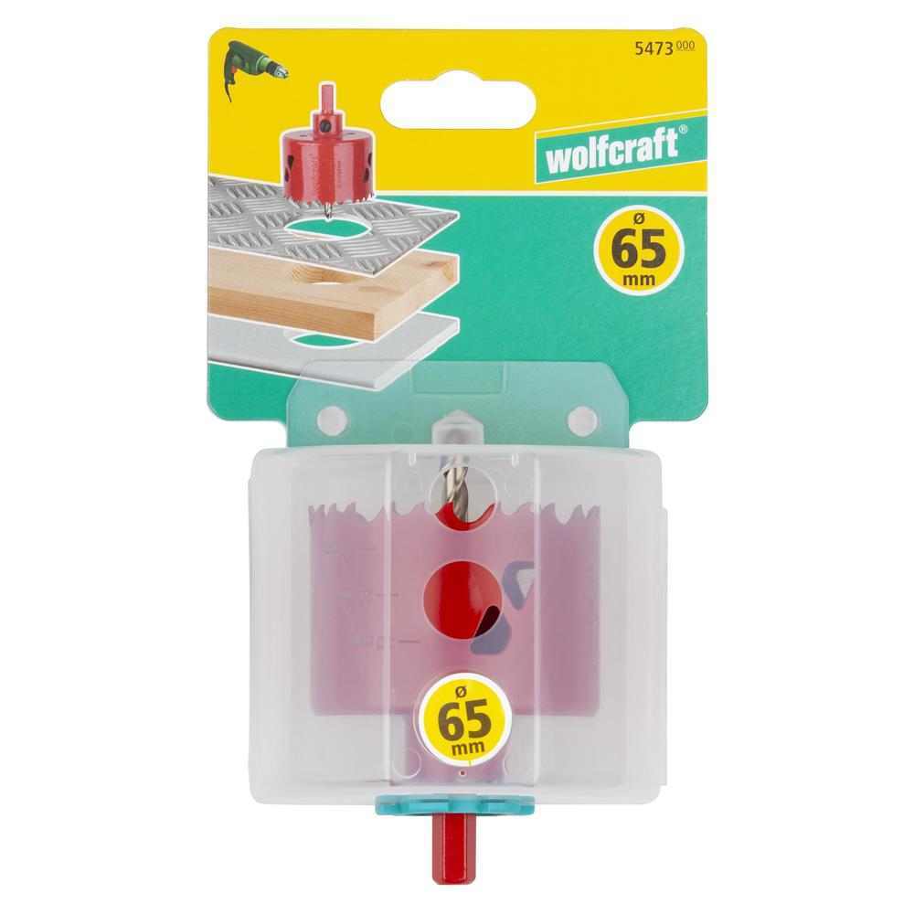 Wolfcraft Kruna HSS Bi-Metal fi 65 mm / 6-Kutni Prihvat 9,5 mm – 5473000 - Slika 7