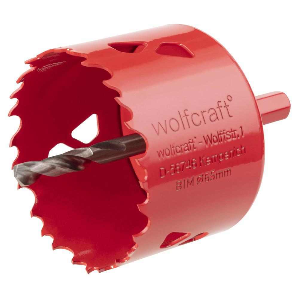 Wolfcraft Kruna HSS Bi-Metal fi 65 mm / 6-Kutni Prihvat 9,5 mm – 5473000