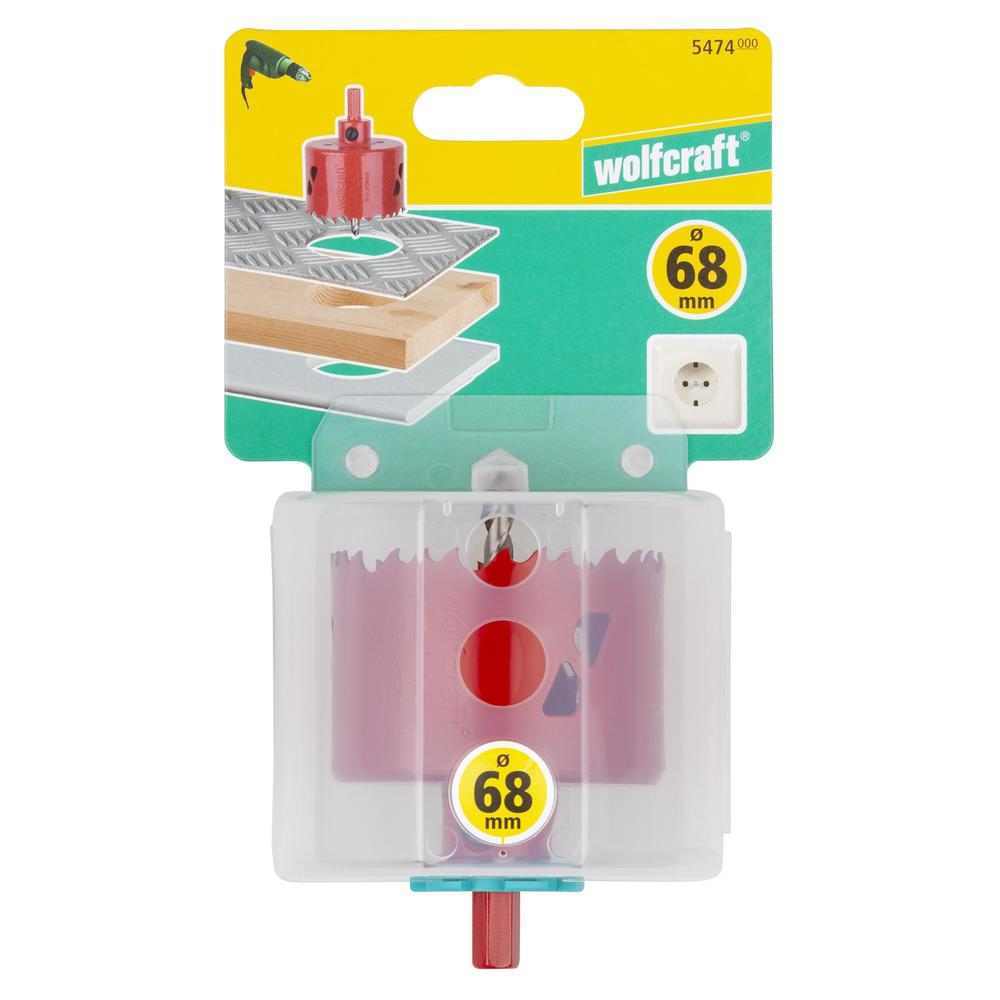 Wolfcraft Kruna HSS Bi-Metal fi 68 mm / 6-Kutni Prihvat 9,5 mm – 5474000 - Slika 7