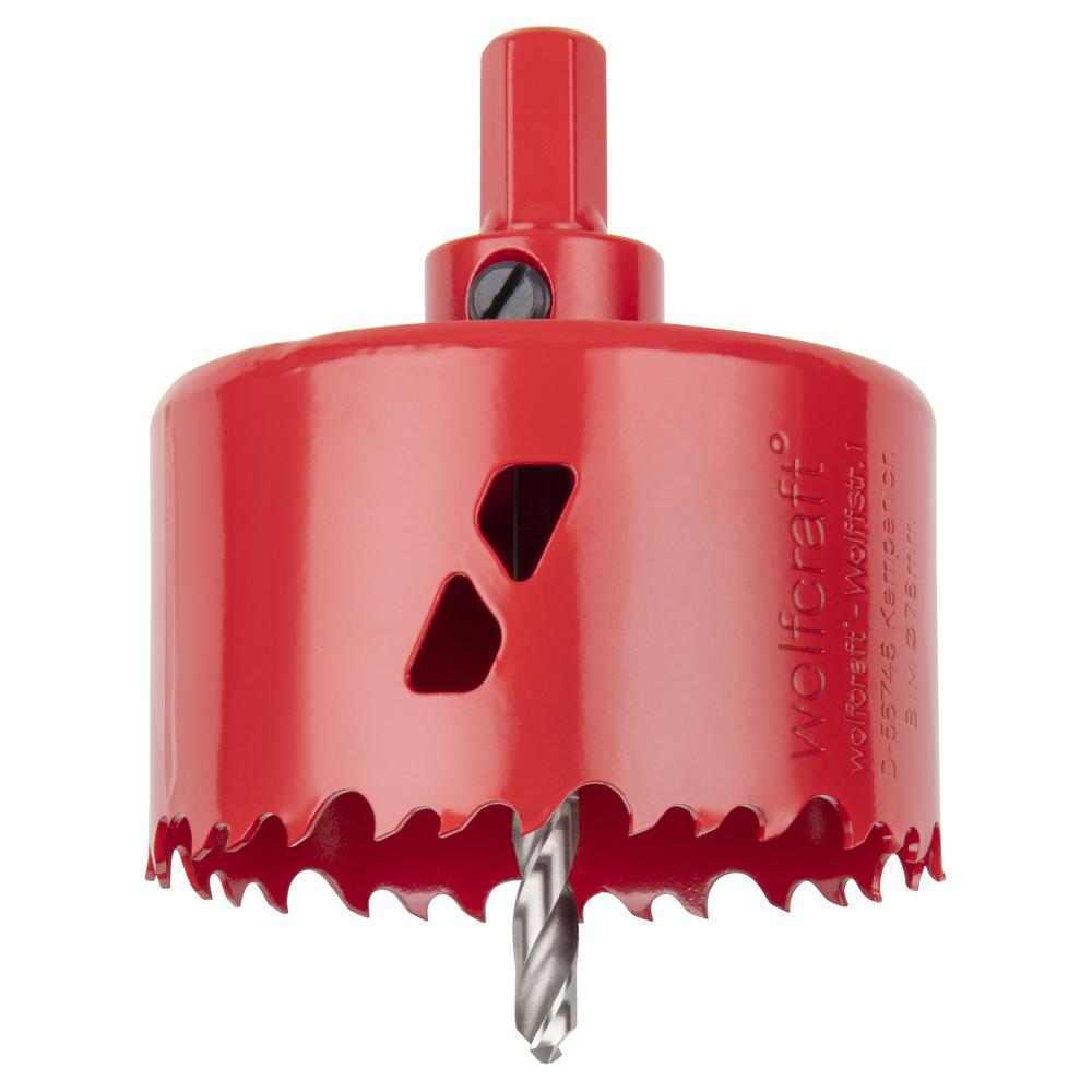 Wolfcraft Kruna HSS Bi-Metal fi 76 mm / 6-Kutni Prihvat 11 mm – 5494000 - Slika 2