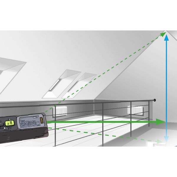 Laserliner Laserski Metar Daljinomjer LaserRange-Master Gi4 Mini / 0,05 – 40 m – 080.842A - Slika 7