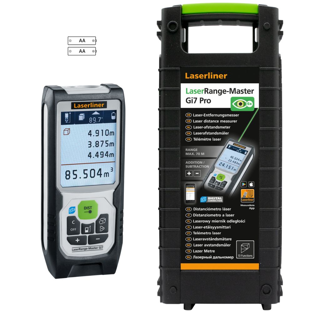 Laserliner Laserski Metar Daljinomjer LaserRange-Master Gi7 Pro / 0,05 – 70 m – 080.847A - Slika 9