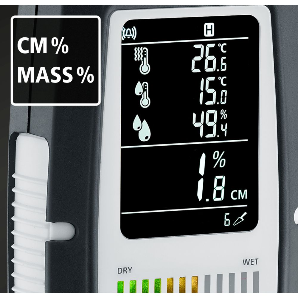 Laserliner Mjerač Vlage MultiWet-Finder Plus – 082.091A - Slika 6