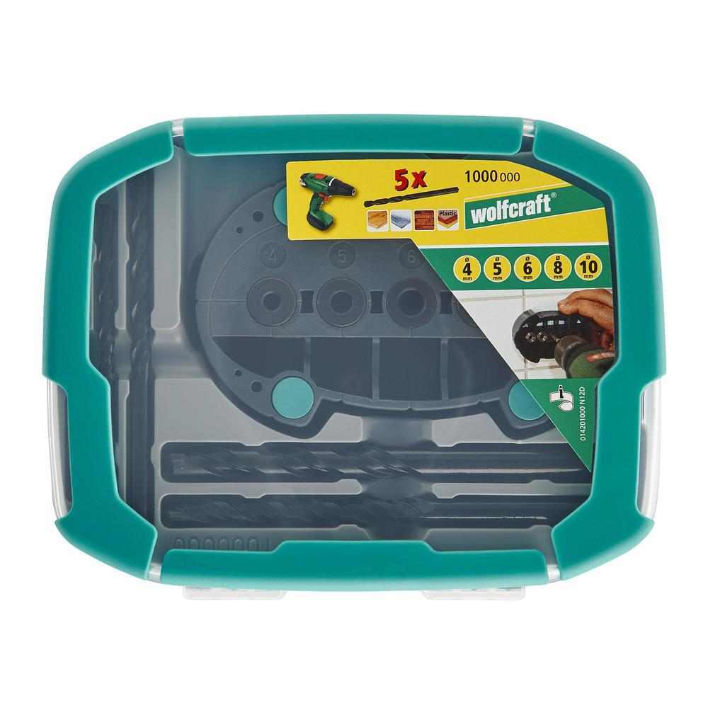 Wolfcraft Garnitura Svrdala Univerzalna Sa Pomagalom 4, 5, 6, 8 i 10 mm / 6 dijelna – 1000000 - Slika 4