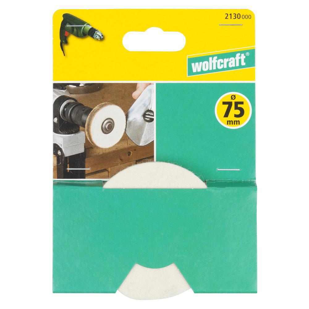 Wolfcraft Disk Za Poliranje Od Filca fi 75 x 10 mm Prihvat 10 mm – 2130000 - Slika 4