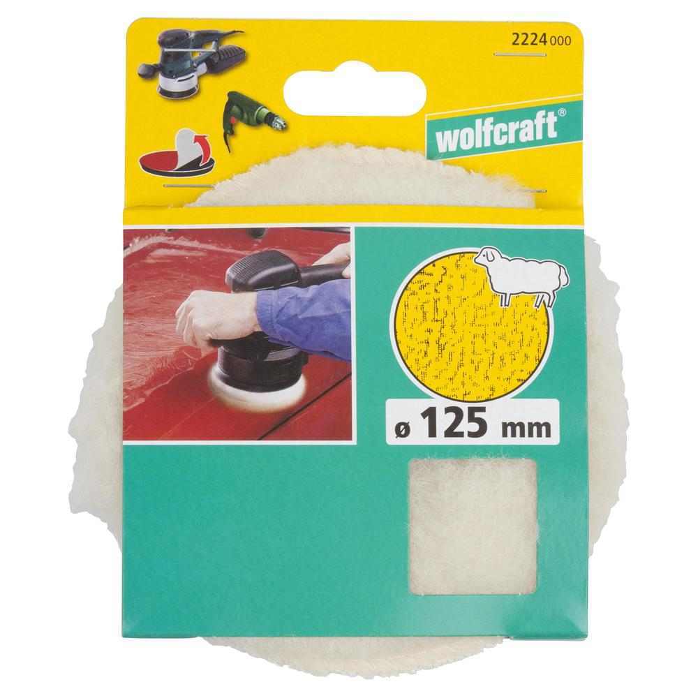 Wolfcraft Janjeće Krzno Za Poliranje Na Čičak FixoFlex fi 125 mm – 2224000 - Slika 4