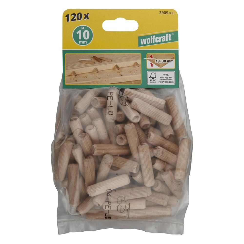 Wolfcraft Drvena Tipla fi 10 x 40 mm / 120 kom - 2909000 - Slika 9