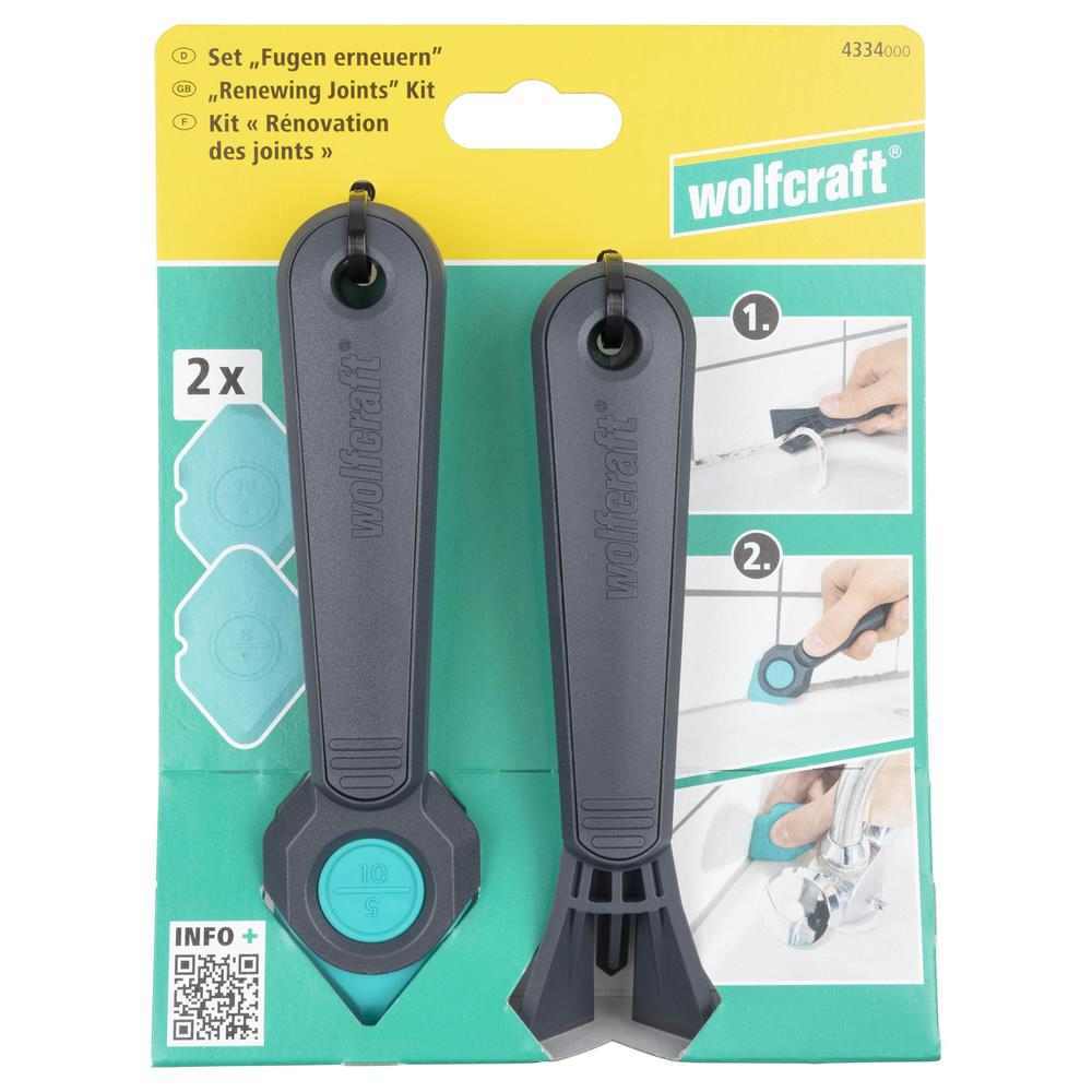 Wolfcraft Set Za Skidanje i Oblikovanje Silikon Fuga / 4 dijelni – 4334000 - Slika 10