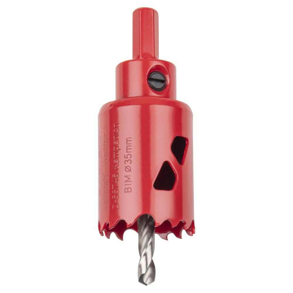 Wolfcraft Kruna HSS Bi-Metal fi 35 mm / 6-Kutni Prihvat 9,5 mm – 5467000 - Slika 2