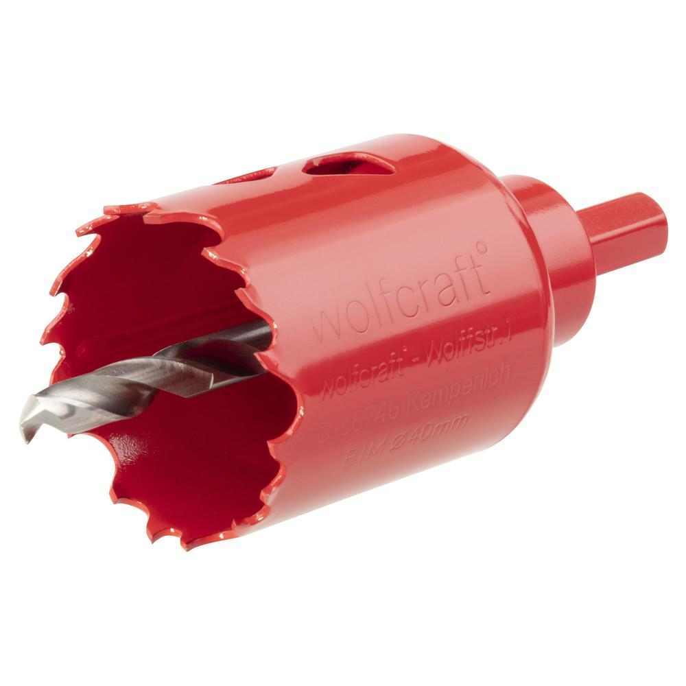 Wolfcraft Kruna HSS Bi-Metal fi 40 mm / 6-Kutni Prihvat 9,5 mm – 5469000