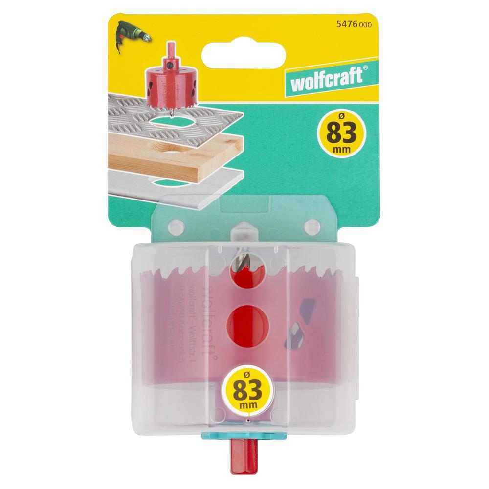 Wolfcraft Kruna HSS Bi-Metal fi 83 mm / 6-Kutni Prihvat 11 mm – 5476000 - Slika 7