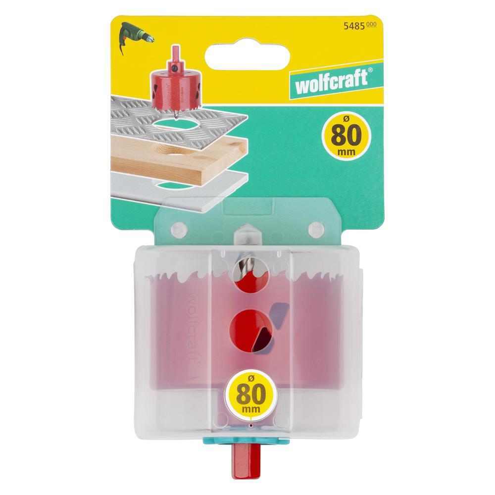 Wolfcraft Kruna HSS Bi-Metal fi 80 mm / 6-Kutni Prihvat 11 mm – 5485000 - Slika 7