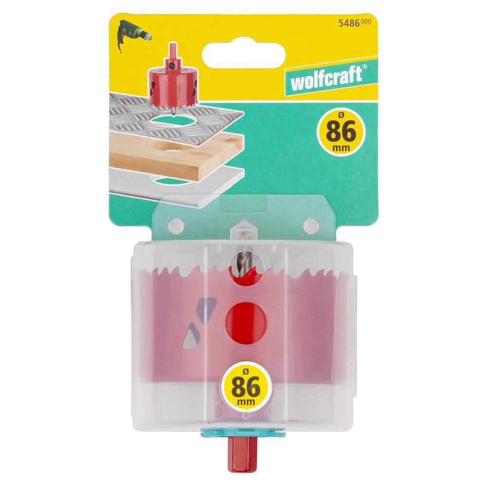 Wolfcraft Kruna HSS Bi-Metal fi 86 mm / 6-Kutni Prihvat 11 mm – 5486000 - Slika 7