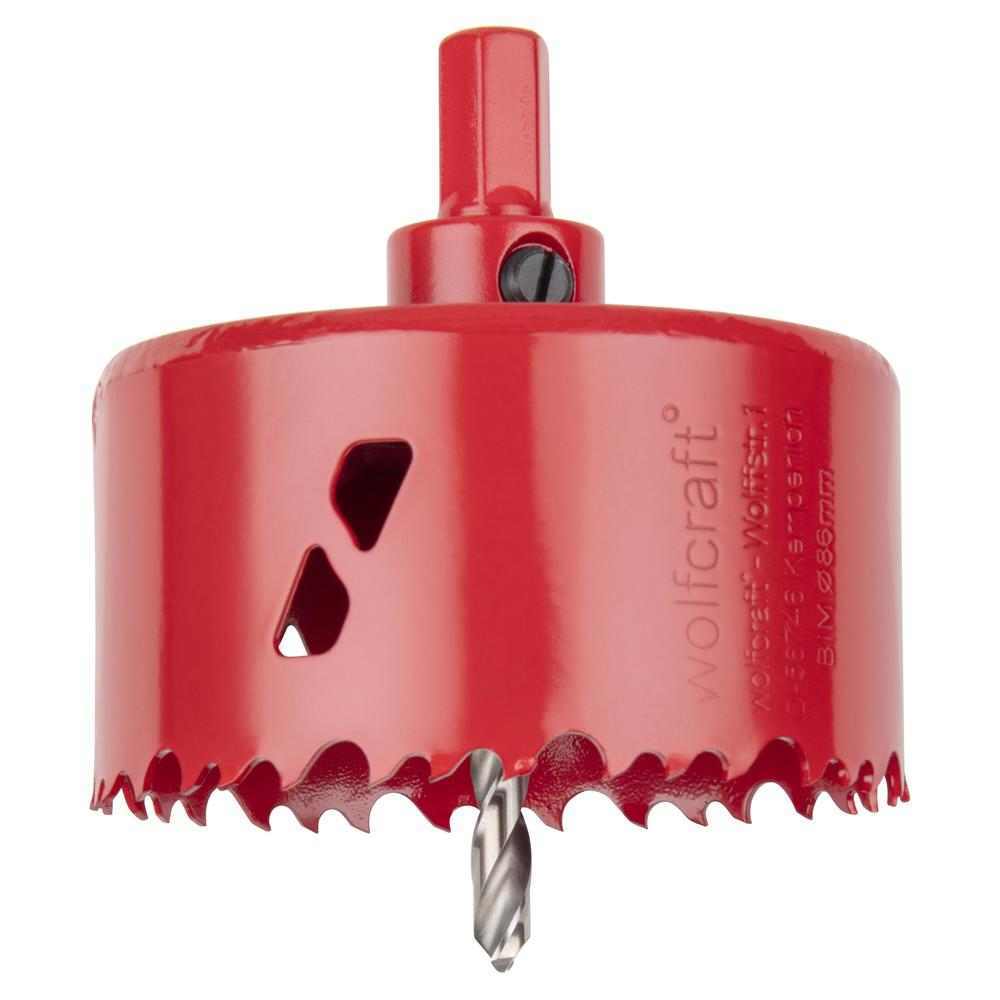 Wolfcraft Kruna HSS Bi-Metal fi 86 mm / 6-Kutni Prihvat 11 mm – 5486000 - Slika 2